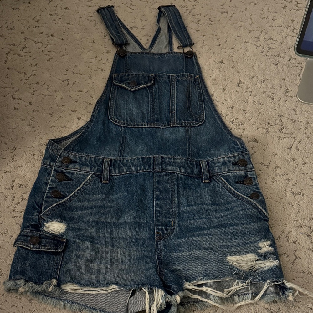 American Eagle Denim Shortalls